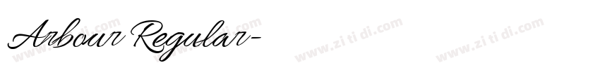Arbour Regular字体转换 Arbour Regular字体转换